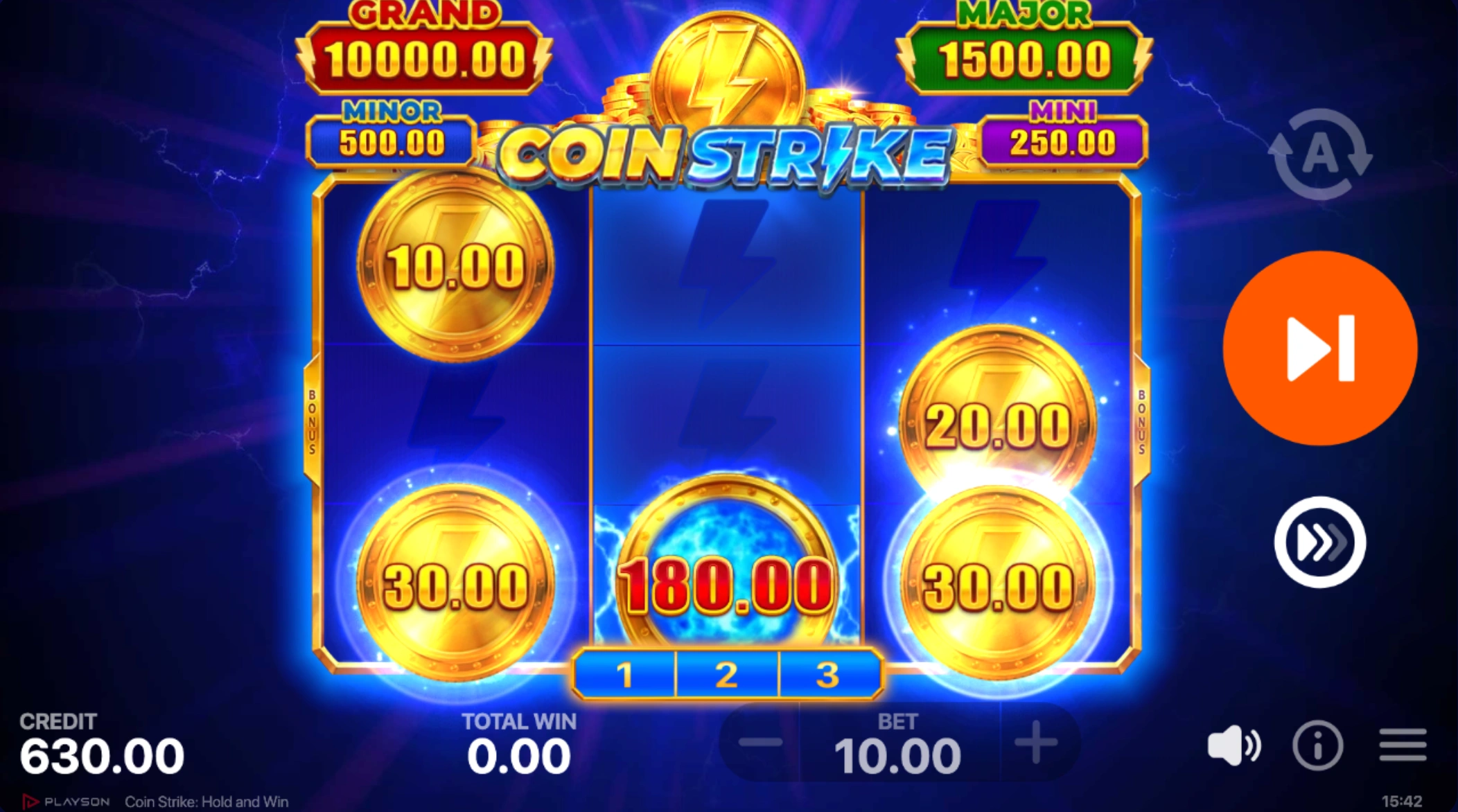 Coin Strike: Hold and Win Slot Jogo de Bônus